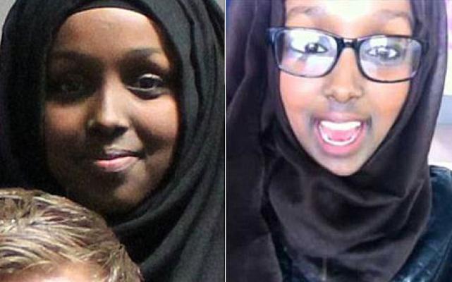 Gemelas Zahra y Salma Halane, 16 años, inglesas no se sabe de ellas