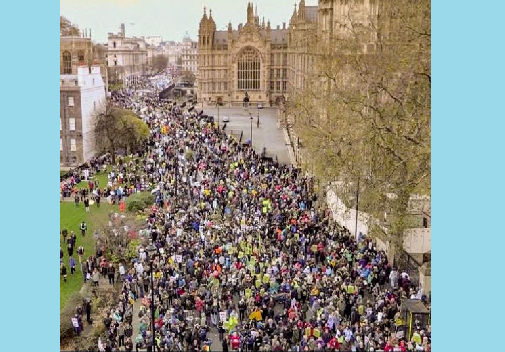Manifestación en Londres