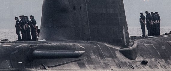 A picture taken on July 20, 2016 in the port of Gibraltar shows the nuclear submarine HMS Ambush making an unscheduled stop in Gibraltar due to a sustained damage to its conning tower after hitting a vessel.
ALTERNATIVE CROP / AFP PHOTO / DM PARODY / ALTERNATIVE CROP
RESTRICTED TO EDITORIAL USE - MANDATORY CREDIT "AFP PHOTO / DM PARODY" - NO MARKETING NO ADVERTISING CAMPAIGNS - DISTRIBUTED AS A SERVICE TO CLIENTS == NO ARCHIVE